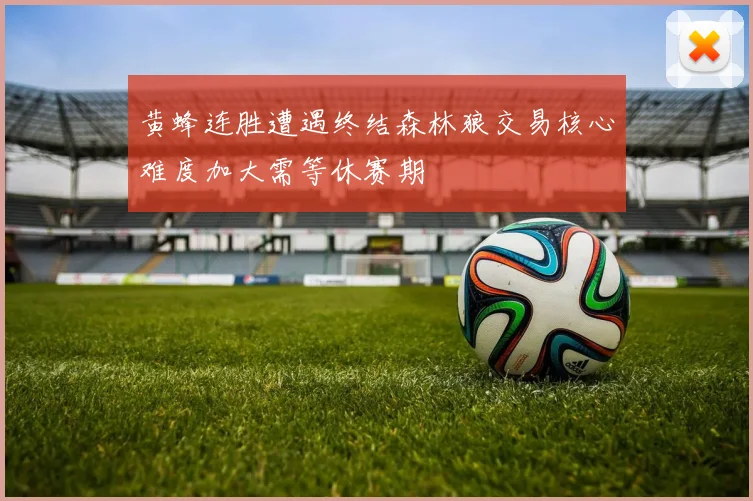 黄蜂连胜遭遇终结森林狼交易核心难度加大需等休赛期